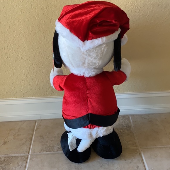 Peanuts snoopy Christmas holiday plush greeter - Picture 2 of 2
